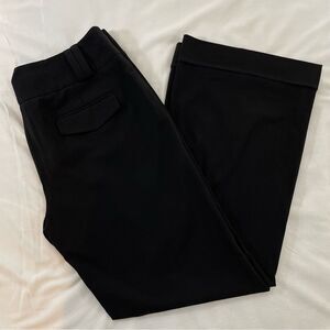 AGB Size 10 Black Wide Leg Dress Pants - Front & Back Pockets - Soft & Flowy